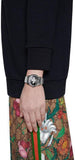 Buy Shop Gucci G Timeless Quartz Black Dial Silver Steel Strap Watch For Women - YA1264136 USA Online