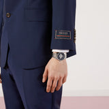 Buy Shop Gucci G Timeless Quartz Black Dial Silver Steel Strap Watch For Women - YA1264136 USA Online