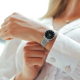 Buy Shop Gucci G Timeless Quartz Black Dial Silver Steel Strap Watch For Women - YA1265020 USA Online