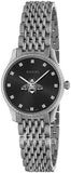 Buy Shop Gucci G Timeless Quartz Black Dial Silver Steel Strap Watch For Women - YA1265020 USA Online