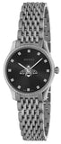 Buy Shop Gucci G Timeless Quartz Black Dial Silver Steel Strap Watch For Women - YA1265020 USA Online