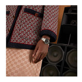 Buy Shop Gucci G Timeless Quartz Black Dial Silver Steel Strap Watch for Women - YA1265034 USA Online