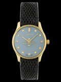 Buy Shop Gucci G Timeless Quartz Blue Dial Black Leather Strap Watch For Men - YA1265018 USA Online