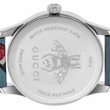 Buy Shop Gucci G Timeless Quartz Blue Dial Blue Leather Strap Watch For Men - YA1264080 USA Online