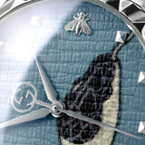 Buy Shop Gucci G Timeless Quartz Blue Dial Blue Leather Strap Watch For Men - YA1264080 USA Online