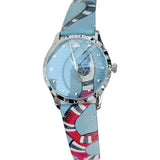 Buy Shop Gucci G Timeless Quartz Blue Dial Blue Leather Strap Watch For Men - YA1264080 USA Online