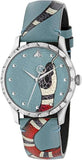 Buy Shop Gucci G Timeless Quartz Blue Dial Blue Leather Strap Watch For Men - YA1264080 USA Online