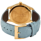 Buy Shop Gucci G Timeless Quartz Blue Dial Blue Leather Strap Watch For Men - YA1264097 USA Online
