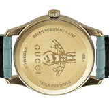 Buy Shop Gucci G Timeless Quartz Blue Dial Blue Leather Strap Watch For Men - YA1264097 USA Online