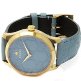 Buy Shop Gucci G Timeless Quartz Blue Dial Blue Leather Strap Watch For Men - YA1264097 USA Online