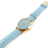 Buy Shop Gucci G Timeless Quartz Blue Dial Blue Leather Strap Watch For Men - YA1264097 USA Online