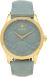 Buy Shop Gucci G Timeless Quartz Blue Dial Blue Leather Strap Watch For Men - YA1264097 USA Online