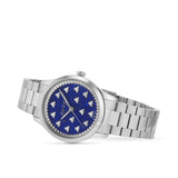 Buy Shop Gucci G Timeless Quartz Blue Dial Silver Steel Strap Watch for Women - YA1265043 USA Online