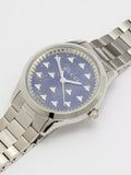 Buy Shop Gucci G Timeless Quartz Blue Dial Silver Steel Strap Watch for Women - YA1265043 USA Online