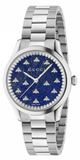 Buy Shop Gucci G Timeless Quartz Blue Dial Silver Steel Strap Watch for Women - YA1265043 USA Online