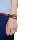 Buy Shop Gucci G Timeless Quartz Brown Dial Brown Leather Strap Unisex Watch - YA1264077 USA Online
