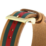 Buy Shop Gucci G Timeless Quartz Brown Dial Brown Leather Strap Unisex Watch - YA1264077 USA Online