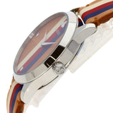 Buy Shop Gucci G Timeless Quartz Brown Dial Brown Leather Strap Watch For Men - YA1264078 USA Online