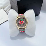 Buy Shop Gucci G Timeless Quartz Brown Dial Brown Leather Strap Watch For Men - YA1264158 USA Online