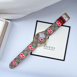 Buy Shop Gucci G Timeless Quartz Brown Dial Brown Leather Strap Watch For Men - YA1264158 USA Online