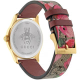 Buy Shop Gucci G Timeless Quartz Brown Dial Brown Leather Strap Watch For Men - YA1264158 USA Online