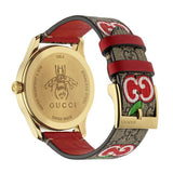 Buy Shop Gucci G Timeless Quartz Brown Dial Brown Leather Strap Watch For Men - YA1264158 USA Online