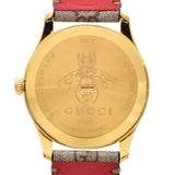 Buy Shop Gucci G Timeless Quartz Brown Dial Brown Leather Strap Watch For Men - YA1264158 USA Online