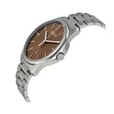 Buy Shop Gucci G Timeless Quartz Brown Dial Silver Steel Strap Watch for Men - YA126317 USA Online