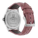 Buy Shop Gucci G Timeless Quartz Candy Pink Dial Pink Leather Strap Watch For Women - YA1264030 USA Online