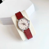 Buy Shop Gucci G Timeless Quartz Diamonds Pink Dial Red Leather Strap Watch For Women - YA1265017 USA Online