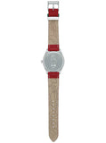 Buy Shop Gucci G Timeless Quartz Diamonds Pink Dial Red Leather Strap Watch For Women - YA1265017 USA Online