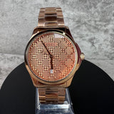 Buy Shop Gucci G Timeless Quartz Gold Dial Gold Steel Strap Watch For Women - YA126482 USA Online