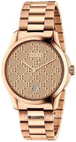 Buy Shop Gucci G Timeless Quartz Gold Dial Gold Steel Strap Watch For Women - YA126482 USA Online