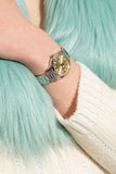 Buy Shop Gucci G Timeless Quartz Gold Dial Silver Steel Strap Watch for Women - YA1265035 USA Online