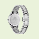 Buy Shop Gucci G Timeless Quartz Gold Dial Silver Steel Strap Watch for Women - YA1265035 USA Online