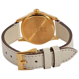 Buy Shop Gucci G Timeless Quartz Red & Green Dial Beige Leather Strap Watch For Women - YA1265009 USA Online