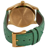 Buy Shop Gucci G Timeless Quartz Green Dial Green Leather Strap Watch For Women - YA1264099 USA Online