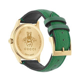 Buy Shop Gucci G Timeless Quartz Green Dial Green Leather Strap Watch For Women - YA1264099 USA Online
