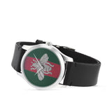 Buy Shop Gucci G Timeless Quartz Green & Red Dial Black Leather Strap Watch For Men - YA1264149 USA Online