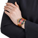 Buy Shop Gucci G Timeless Quartz Green & Red Dial Brown Leather Strap Watch For Men - YA126451 USA Online