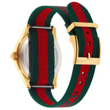 Buy Shop Gucci G Timeless Quartz Green & Red Dial Green & Red NATO Strap Watch For Men - YA126487A USA Online