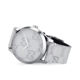 Buy Shop Gucci G Timeless Quartz Grey Dial Grey Leather Strap Watch For Men - YA1264058 USA Online