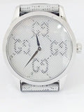 Buy Shop Gucci G Timeless Quartz Grey Dial Grey Leather Strap Watch For Men - YA1264058 USA Online