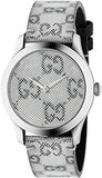 Buy Shop Gucci G Timeless Quartz Grey Dial Grey Leather Strap Watch For Men - YA1264058 USA Online
