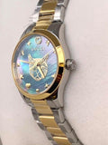 Buy Shop Gucci G Timeless Quartz Mother of Pearl Blue Dial Two Tone Steel Strap Watch For Women - YA1265011 USA Online
