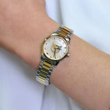 Buy Shop Gucci G Timeless Quartz Mother of Pearl Blue Dial Two Tone Steel Strap Watch For Women - YA1265011 USA Online