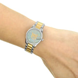 Buy Shop Gucci G Timeless Quartz Mother of Pearl Blue Dial Two Tone Steel Strap Watch For Women - YA1265011 USA Online