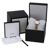 Buy Shop Gucci G Timeless Quartz Mother of Pearl Dial Gold Steel Strap Watch For Women - YA1265021 USA Online