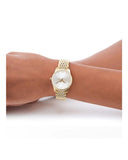 Buy Shop Gucci G Timeless Quartz Mother of Pearl Dial Gold Steel Strap Watch For Women - YA1265021 USA Online