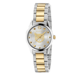 Buy Shop Gucci G Timeless Quartz Mother of Pearl Dial Two Tone Steel Strap Watch For Women - YA1265012 USA Online